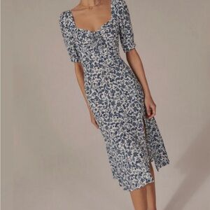 Favorite Daughter Blue Floral Dress